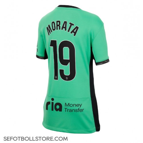Atletico Madrid Alvaro Morata #19 Replika Tredje Tröja Dam 2023-24 Kortärmad